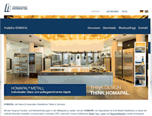 Tablet Screenshot of homapal.de